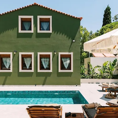 Villa Stavlos Luxury Stone House *