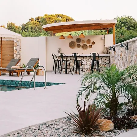 Villa Stavlos Luxury Stone House *