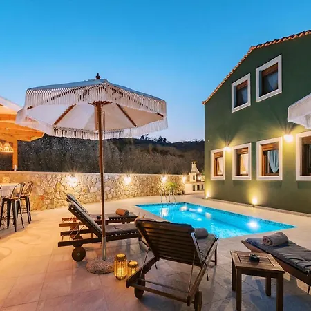 Villa Stavlos Luxury Stone House