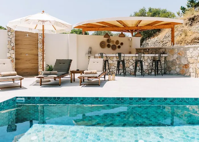 וילה Stavlos Luxury Stone House